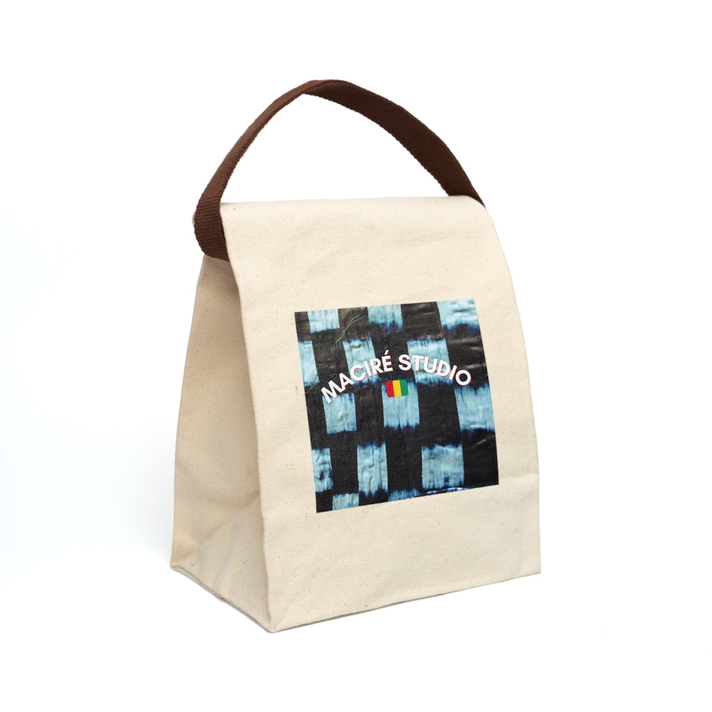 Canvas Lunch Bag — Maciré Studio Indigo